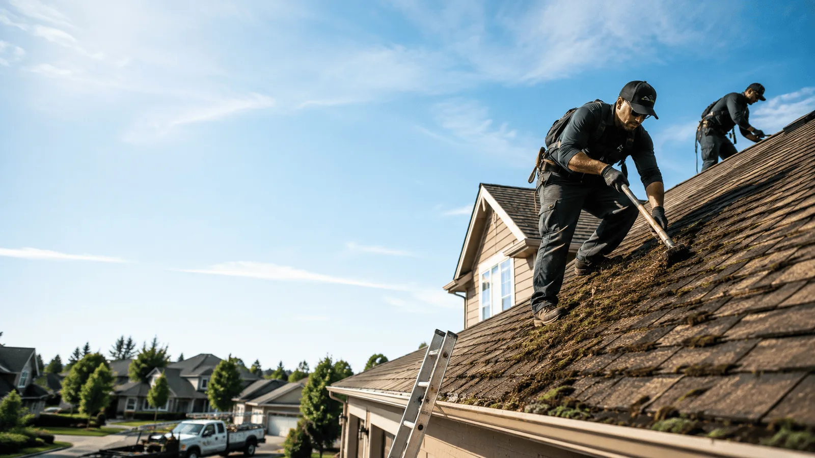 Roof Moss Removal in Covington, MI near me